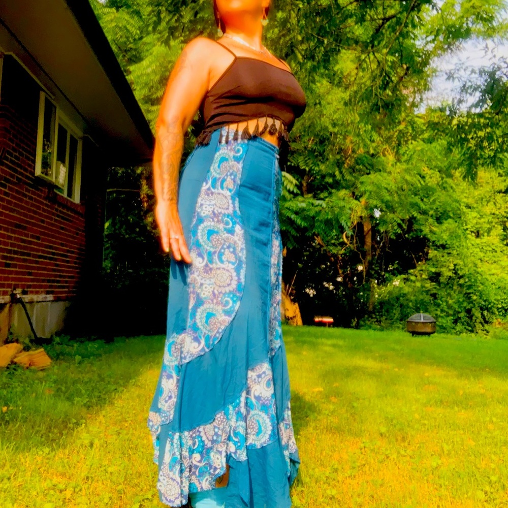 Blue Gypsy Skirt Size Medium